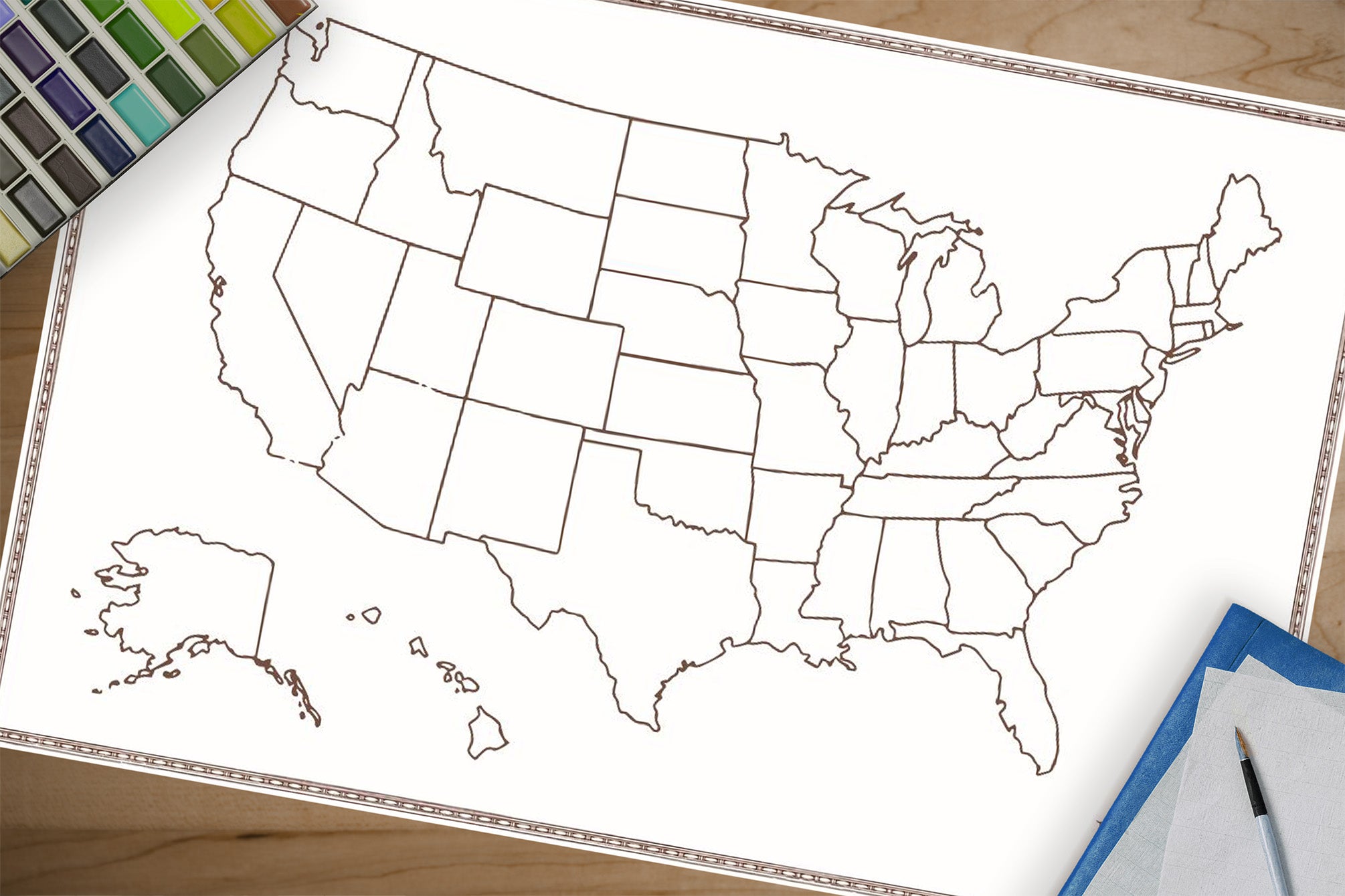 50 States Map