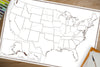 USA + Colonies Map