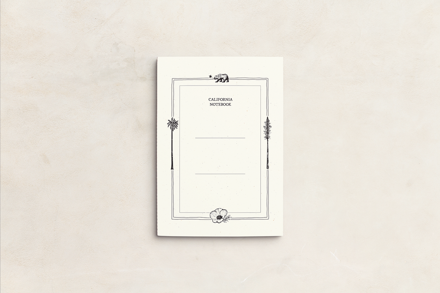California History narration notebook for 4th, 5th, 6th grade homeschool students by Beautiful Feet Books — with space for written narration, sketching, vocabulary word definitions, and notes