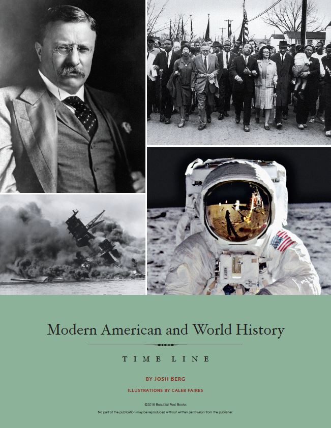 Modern American and World History Timeline for 6-8