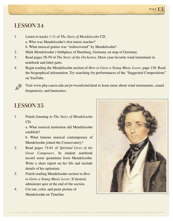 History of Classical Music 4-8 Teacher Guide