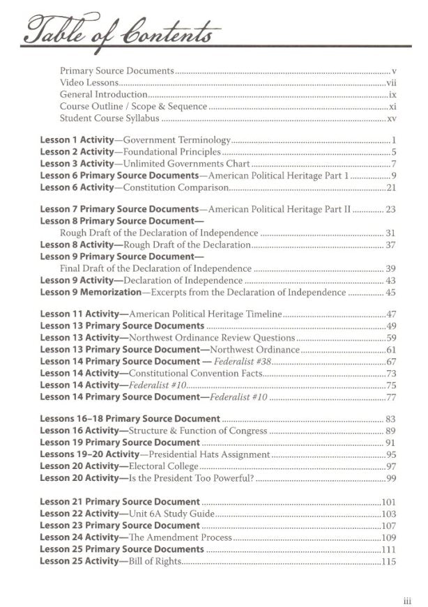 A Noble Experiment Activity Student Book